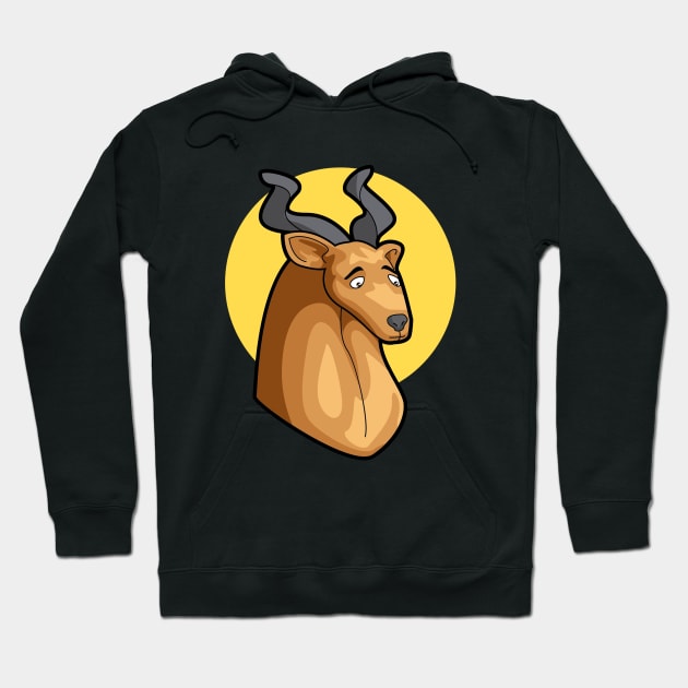 Lonely Kudu Art Hoodie by Wear Your Story